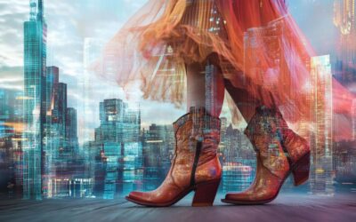 Great deals on fashion items: How to pair cowboy boots with flowing dresses